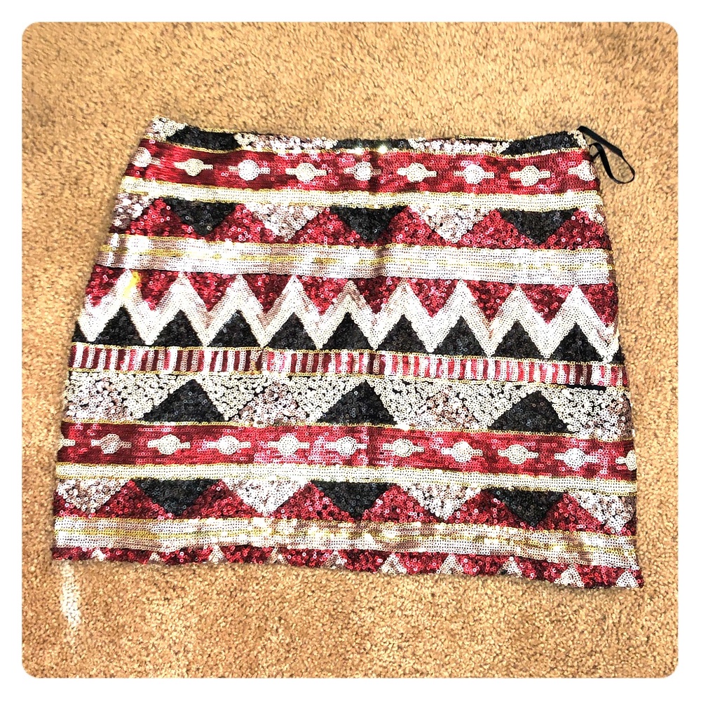 Sequin skirt